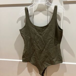 Olive Green Body Suit